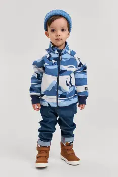 Reima bluza bebe Ornament culoarea verde, cu imprimeu, 5200043A imagine