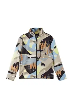 Reima bluza copii Iisisti culoarea bej, cu imprimeu, 5200355C imagine