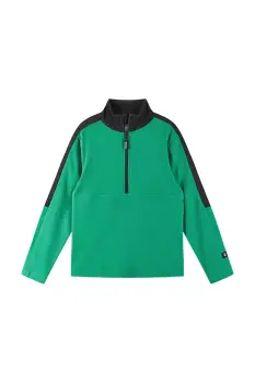 Reima bluza copii Laduille culoarea verde, uni, 5200393A imagine