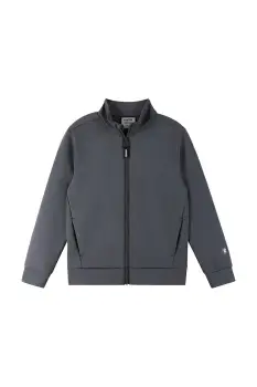 Reima bluza copii Letkee culoarea gri, uni, 5200377B imagine