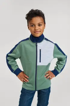 Reima bluza copii Merin culoarea verde, uni, 5200388B imagine