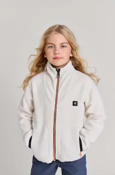 Reima bluza copii Turkki culoarea bej, neted imagine