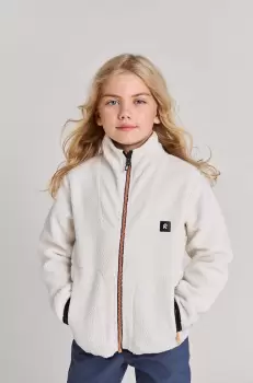 Reima bluza copii Turkki culoarea bej, neted imagine