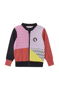 Reima bluza din amestec de lana pentru copii Moomin Idelar culoarea roz, modelator, 5200020B imagine