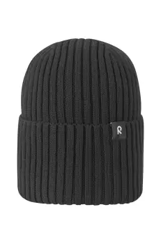 Reima caciula de bumbac pentru copii Hattara culoarea negru, bumbac imagine