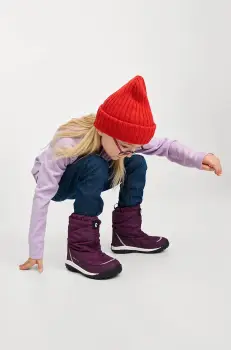 Reima cizme de iarna copii Kinoskin culoarea bordo, 5400033A imagine