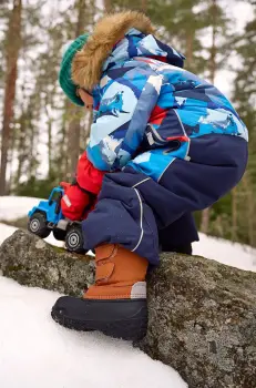 Reima cizme de iarna copii Konkari culoarea maro, 5400148A imagine