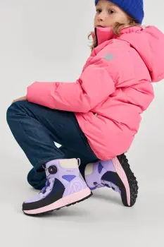 Reima cizme de iarna pentru copii Hallava Quicklock culoarea violet, 5400164A imagine