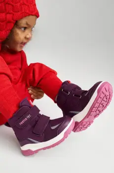 Reima cizme de iarna pentru copii Qing culoarea bordo, 5400026A imagine