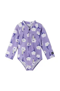 Reima costum de baie dintr-o bucata pentru bebelusi Pihlis culoarea violet, 5200417A imagine