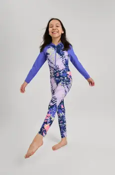 Reima costum de baie dintr-o bucata pentru copii Aallot culoarea violet, 5200421A imagine