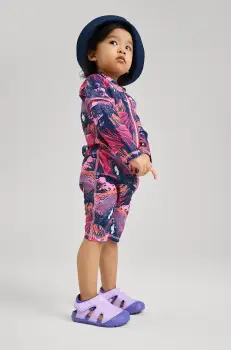 Reima costum de baie dintr-o bucata pentru copii Moomin Sandig culoarea roz, 5200357A imagine