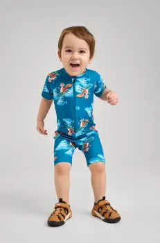 Reima costum de baie pentru bebelusi Atlantti culoarea verde, 5200131B imagine