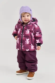 Reima geaca copii Moomin Lykta culoarea bordo, 5100013B imagine