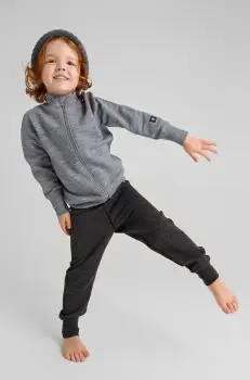 Reima hanorac functional pentru copii Mahin culoarea maro, neted imagine