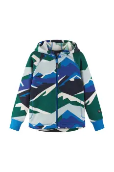 Reima hanorac polar pentru copii Northern cu gluga, cu model, 5200044A imagine