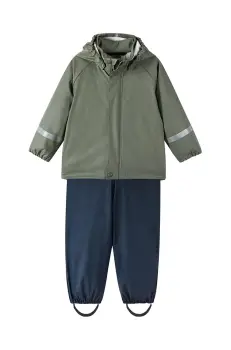 Reima jacheta si pantaloni pentru copii culoarea verde imagine