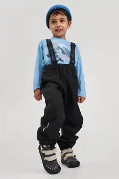 Reima pantaloni copii Hauskin culoarea negru, 5100411A imagine