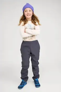 Reima pantaloni copii Helppo culoarea gri, 5100241B imagine