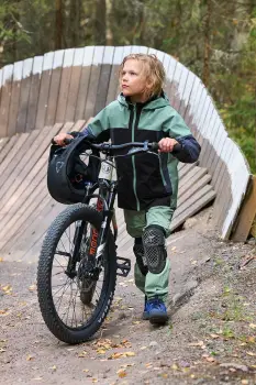 Reima pantaloni copii Vaeltaa culoarea verde, 5100260A imagine