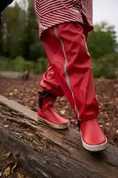 Reima pantaloni de ploaie pentru copii Lammikko culoarea rosu, 5100026A imagine