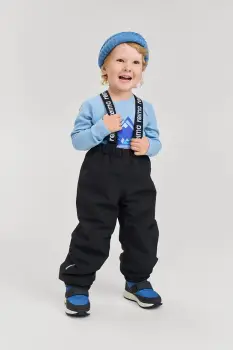 Reima pantaloni de schi pentru copii Leikisti culoarea negru, 5100399A imagine