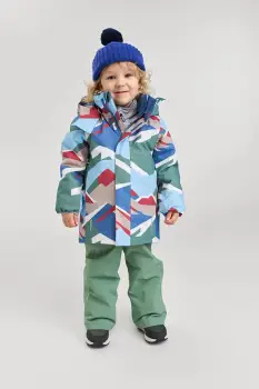 Reima pantaloni pentru sporturi de iarna pentru copii Loikin culoarea verde, 5100412A imagine