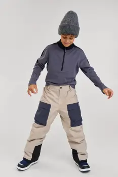 Reima pantaloni pentru sporturi de iarna pentru copii Viekkala culoarea bej, 5100395A imagine