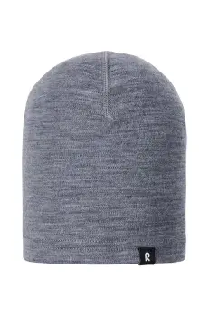 Reima sapca de lana pentru copii Dimma culoarea gri, de lana, din tesatura neteda, 5300013C imagine