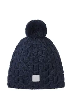 Reima sapca de lana pentru copii Nyksund culoarea albastru marin, de lana, 5300066B imagine