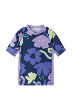 Reima tricou de inot pentru copii Joonia culoarea violet, 5200138D imagine