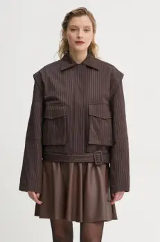 Remain geaca 0 femei, culoarea maro, de tranzitie, 502105 imagine