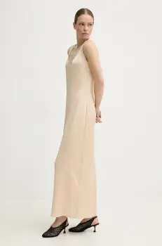 Remain rochie culoarea bej, maxi, drept, 5025862284 imagine