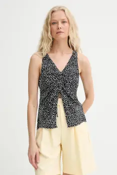 Renewed bluza din bumbac creative upcycling culoarea negru, cu imprimeu, Renewed INTU x Answear imagine