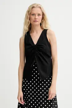 Renewed bluza din bumbac creative upcycling culoarea negru, uni, Renewed INTU x Answear imagine