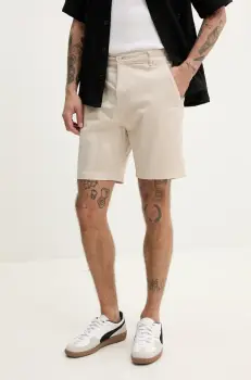 Resterods pantaloni scurti Chin shorts barbati, culoarea bej, 55251.6410 imagine