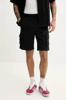 Resterods pantaloni scurti Marc shorts barbati, culoarea negru, 55251.6440 imagine