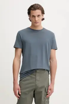 Resterods tricou barbati, culoarea gri, neted imagine