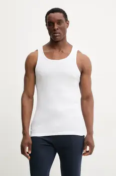 Resterods tricou din bumbac ORIGINAL ribtank GOTS 2-pack culoarea alb, 7027.1 imagine