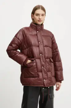 Resume geaca ColbieRS femei, culoarea bordo, de iarna, 222831239 imagine