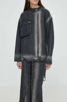 Resume geaca jeans AdrianRS Jacket femei, culoarea negru, de tranzitie, 20911136 imagine