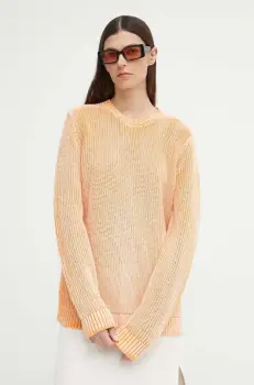 Resume pulover de bumbac AtlasRS Knit Pullover Unisex culoarea portocaliu, 20371116 imagine