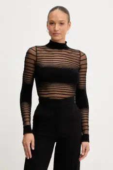 Retrofete bluza Katrine culoarea negru, cu imprimeu, R-FW25-12072-12 imagine