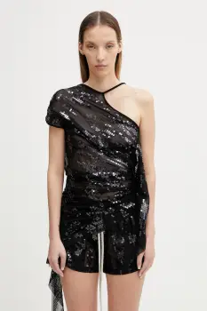 Rick Owens Lilies bluza asimetrica pentru femei Tungsten imagine