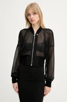 Rick Owens Lilies geaca culoarea negru, de tranzitie, LI01E4708OT imagine