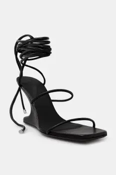 Rick Owens Lilies sandale cu platforma din piele Cantilever 8 imagine