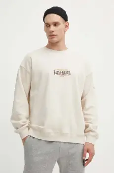 Rip Curl bluza barbati, culoarea bej, cu imprimeu imagine