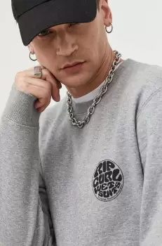 Rip Curl bluza barbati, culoarea negru, cu imprimeu imagine