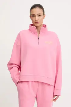 Rip Curl bluza SURF PUFF culoarea roz, cu imprimeu, 07WWFL imagine