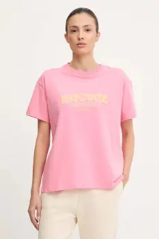 Rip Curl tricou din bumbac culoarea roz, 0HXWTE imagine